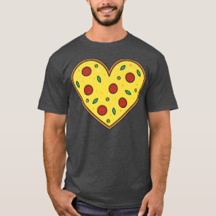 Pizza Heart Love Pizza Foodie Top Mannen Vrouwen K
