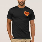 Pizza Heart Pocket T-Shirt (Voorkant)