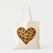 Pizza Heart Tote Bag (Voorkant)