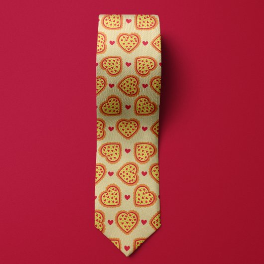 Pizza Hearts Schattige Fun Pizza Lover Stropdas