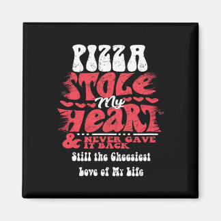 Pizza heeft mijn hart gestolen ~ Grappige Valentij Magneet