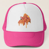 Pizza honkbalhoed trucker pet (Voorkant)