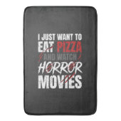 Pizza Horror Films Halloween Ontwerp_1 Badmat (Voorkant Verticaal)