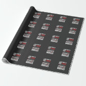 Pizza Horror Films Halloween Ontwerp_1 Cadeaupapier (Uitgerold)