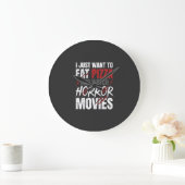 Pizza Horror Films Halloween Ontwerp_1 Grote Klok (Huis)
