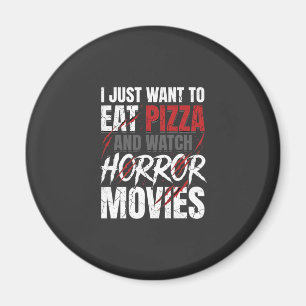 Pizza Horror Films Halloween Ontwerp_1 Magneet