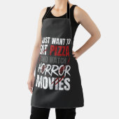 Pizza Horror Films Halloween Ontwerp_1 Schort (Insitu)