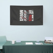 Pizza Horror Films Halloween Ontwerp_1 Spandoek (Beurs)