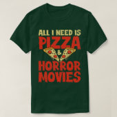 Pizza Horror Films T-shirt (Design voorkant)