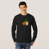 Pizza houdt van ananas pizza t-shirt (Voorkant volledig)