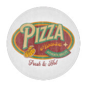 Pizza House Retro Stijl Snijplank (Voorkant)