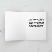 *PIZZA HUMOR* VOOR JE VERJAARDAG KLEINZOON KAART (Binnen)