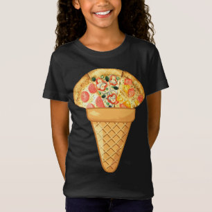 PIZZA ICE CREAM - GRAPPIG FASTFOOD EN ICE CREAM CO T-SHIRT