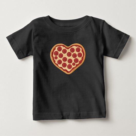 Pizza in hartvorm Cute Valentijnsdag (Voorkant)