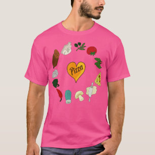 Pizza Ingrediënten 4 T-shirt