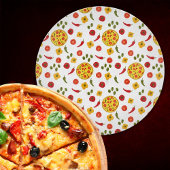 Pizza Ingredients Pattern Snijplank