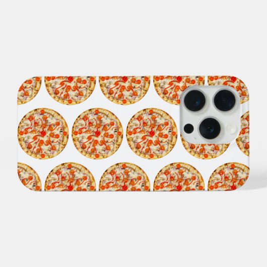Pizza iPhone Hoesje (Achterkant horizontaal)