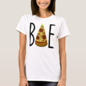 Pizza is Bae T-shirt (met draaistellen) (Voorkant)