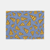 Pizza is de baas! fleece deken (Voorkant (Horizontaal))