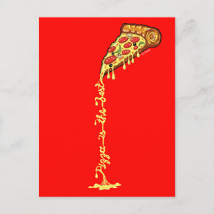 Pizza is de beste briefkaart