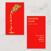 Pizza is de beste visitekaartje (Voorkant / Achterkant)