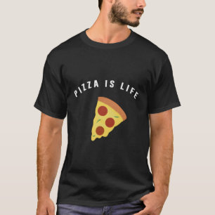 Pizza is een echte pizza t-shirt