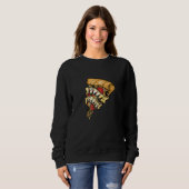 Pizza is een kaakkaas trui (Voorkant volledig)
