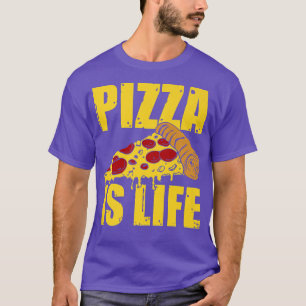 Pizza is een levende kaas en pepperoni pizza Lover T-shirt