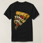 Pizza is een levende kauwgommond t-shirt (Design voorkant)