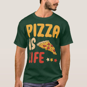 Pizza is een snel leven lang voedsel, grappige Piz T-shirt