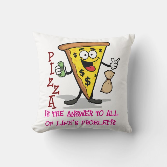Pizza is het antwoord op al het leven's problemen kussen (Voorkant)