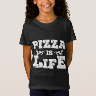 Pizza is het leven koele Italiaanse voedsel liefhe T-shirt