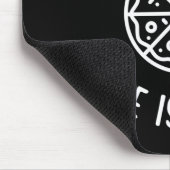 Pizza is het leven van Pizza grappig Muismat (Hoek)