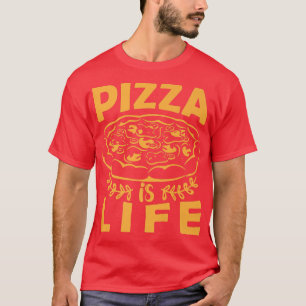 Pizza is het T-shirt van het leven Funny Foodie Pi