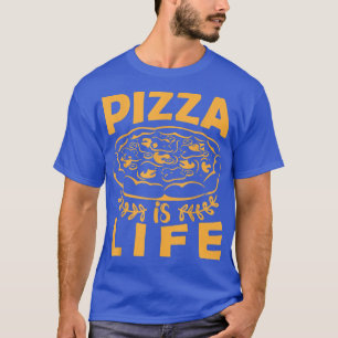 Pizza is Leven T-Shirt Grappig Foodie Pizza Liefhe