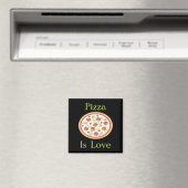 Pizza is Liefdesmagneet Magneet (Insitu (Vaatwasser))