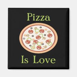 Pizza is Liefdesmagneet Magneet