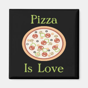 Pizza is Liefdesmagneet Magneet