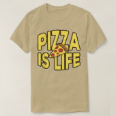 Pizza Is Life3383 T-shirt (Design voorkant)