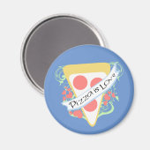 Pizza is Love Magneet (Voorkant / Achterkant)
