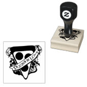 Pizza is Love Rubberstempel (Gestempeld)