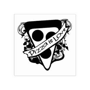 Pizza is Love Rubberstempel