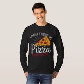 Pizza Is Love Slice of Heaven T-shirt (Voorkant volledig)