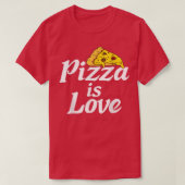 Pizza Is Love Snack Pizzalove Pizza 17483394 T-shirt (Design voorkant)