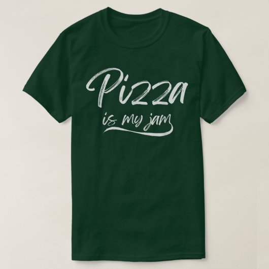 Pizza is mijn jam grappige sodemietjes t-shirt (Design voorkant)
