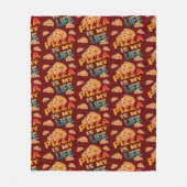 PIZZA IS MIJN LEVEN FLEECE DEKEN (Voorkant)