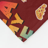 PIZZA IS MIJN LEVEN FLEECE DEKEN (Hoek)