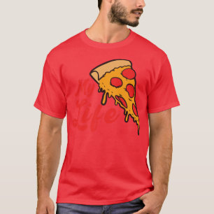 Pizza is mijn leven Salami Pizza Lover Funny Foodi T-shirt