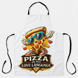 Pizza Is Mijn Liefde Grappig Cadeau Voor Pizza Lie Schort