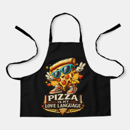 Pizza Is Mijn Liefde Grappig Cadeau Voor Pizza Lie Schort